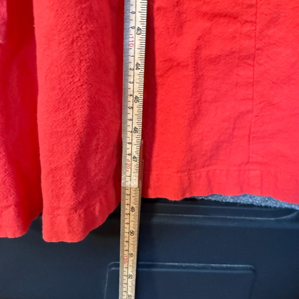 Free People Ruffle It Up Red Midi Dress size Medium - Picture 5 of 9